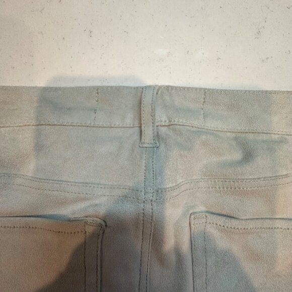 Abercrombie & Fitch Womens Super Skinny Faux Suede Pants Size 10 Beige - Picture 12 of 15